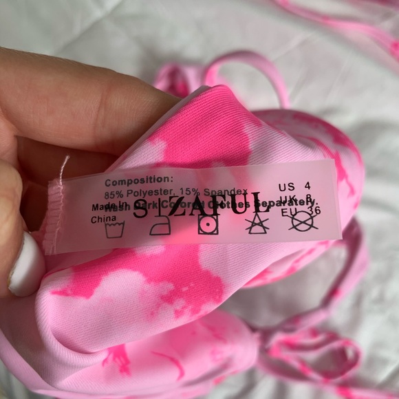 PINK TIE DYE BIKINI - Picture 5 of 5